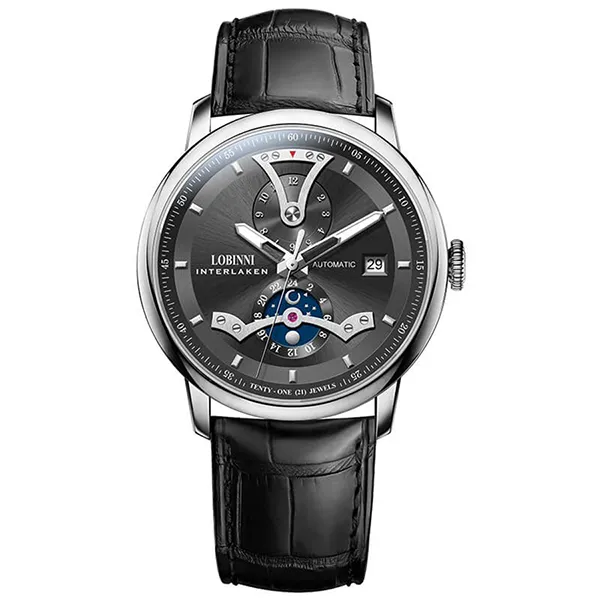 Đồng Hồ Nam Lobinni LB18018G-D4 Màu Đen