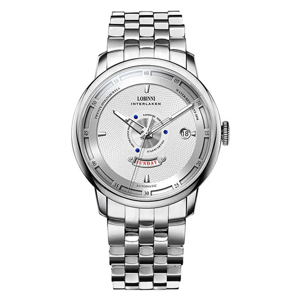 Đồng Hồ Nam Lobinni LB18071G-T3 Màu Bạc