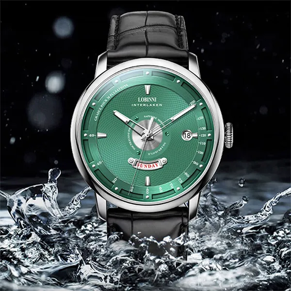Đồng Hồ Nam Lobinni LB18087G-D1 Màu Đen - Xanh