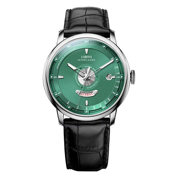 Đồng Hồ Nam Lobinni LB18087G-D1 Màu Đen - Xanh