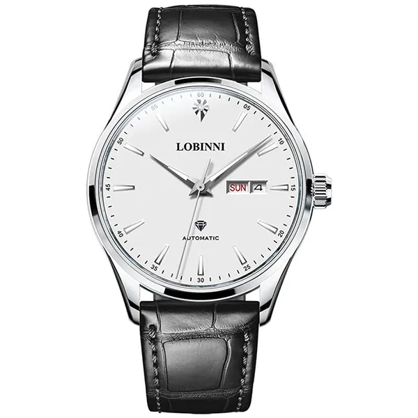 Đồng Hồ Nam Lobinni LB19009G-D1 Màu Đen Bạc