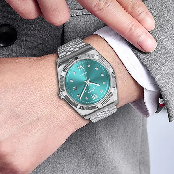 Đồng Hồ Nam Lobinni LB19019G-T3 Màu Xanh Bạc