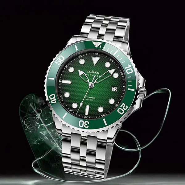 Đồng Hồ Nam Lobinni LB19020G-T1 Màu Xanh Green