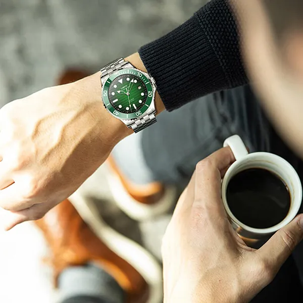 Đồng Hồ Nam Lobinni LB19020G-T1 Màu Xanh Green