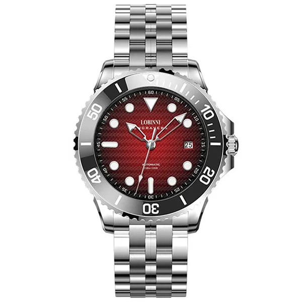 Đồng Hồ Nam Lobinni LB19020G-T2 Màu Đỏ Bạc