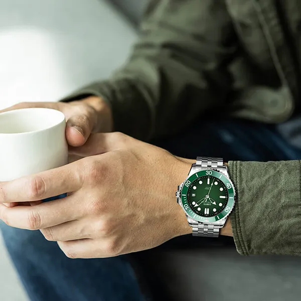 Đồng Hồ Nam Lobinni LB19022G-T2 Màu Xanh Green