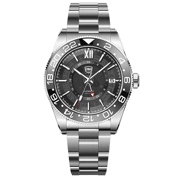 Đồng Hồ Nam Lobinni LB19023G-T1 Màu Đen Bạc