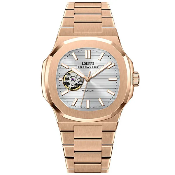 Đồng Hồ Nam Lobinni LB19069G (19069-B1-T1) Màu Vàng Hồng