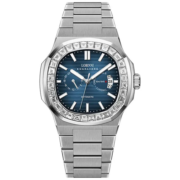 Đồng Hồ Nam Lobinni LB19069G (19069-D2-T4) Màu Xanh Bạc
