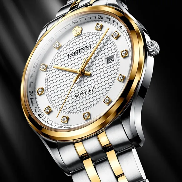 Đồng Hồ Nam Lobinni LB3006G-T1 Màu Bạc - Vàng