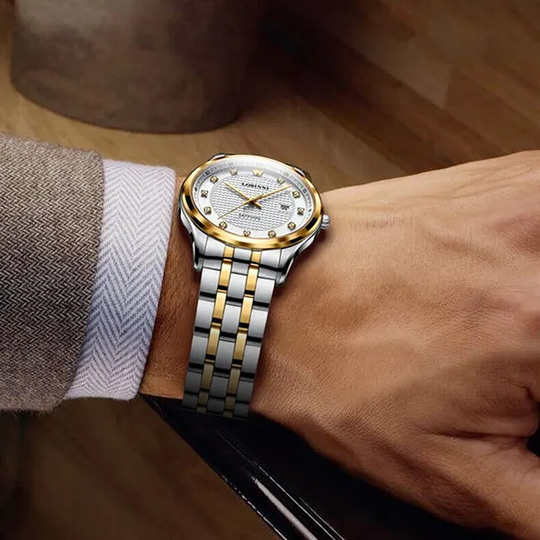 Đồng Hồ Nam Lobinni LB3006G-T1 Màu Bạc - Vàng