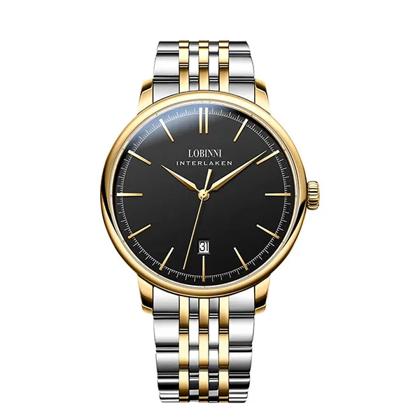 Đồng Hồ Nam Lobinni Watch LB5012G-T2 Màu Demi Mặt Đen