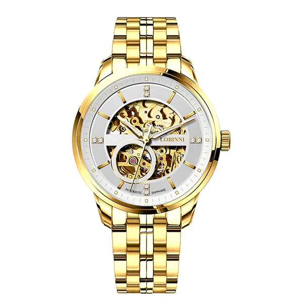 Đồng Hồ Nam Lobinni Watch LB5014G-T1 Màu Vàng Gold