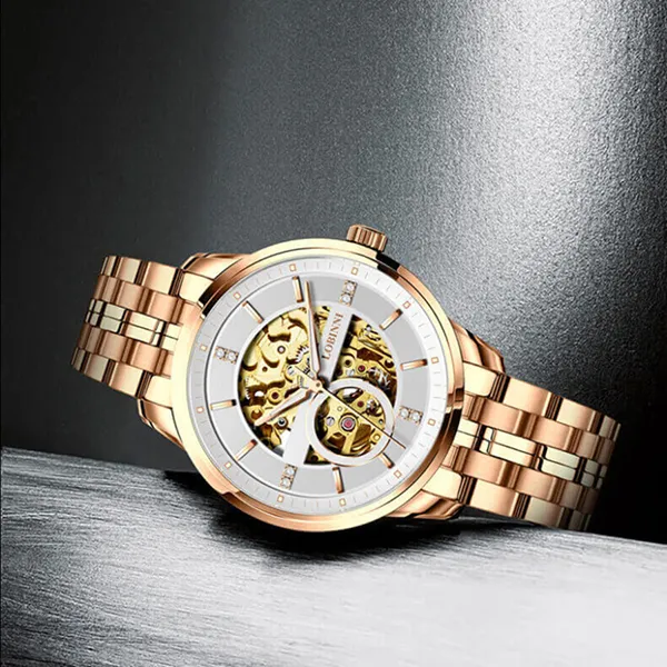 Đồng Hồ Nam Lobinni Watch LB5014G-T2 Màu Vàng Hồng