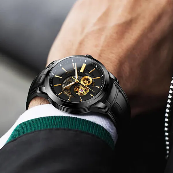 Đồng Hồ Nam Lobinni Watch LB5015G-D1 Màu Đen