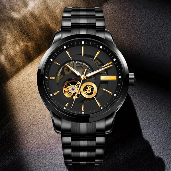 Đồng Hồ Nam Lobinni Watch LB5015G-T1 Màu Đen