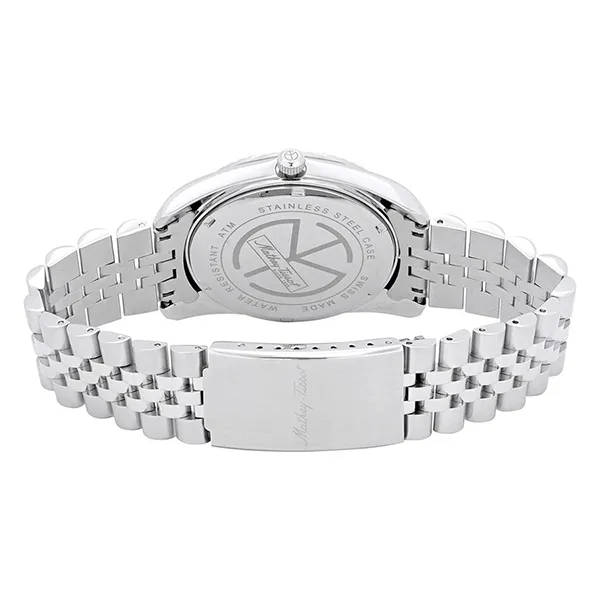 Đồng Hồ Nam Mathey Tissot II Quartz Crystal Mother Of Pearl Dial Watch H710AI Màu Bạc