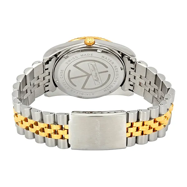 Đồng Hồ Nam Mathey Tissot II Quartz Crystal Mother Of Pearl Dial Watch H710BI Màu Demi