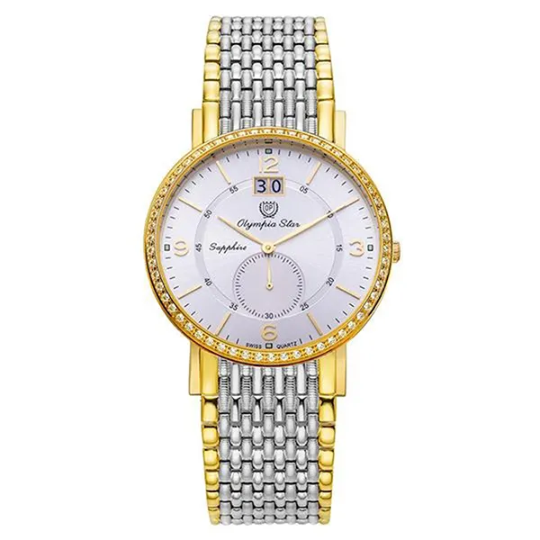 Đồng Hồ Nam Olympia Star OPA58012-04DMSK-T Màu Bạc Vàng