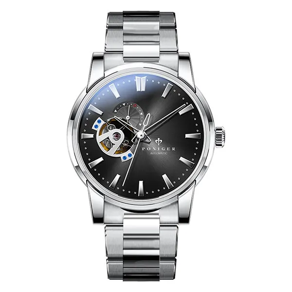 Đồng Hồ Nam Poniger Automatic P519G-T3 Màu Đen - Bạc