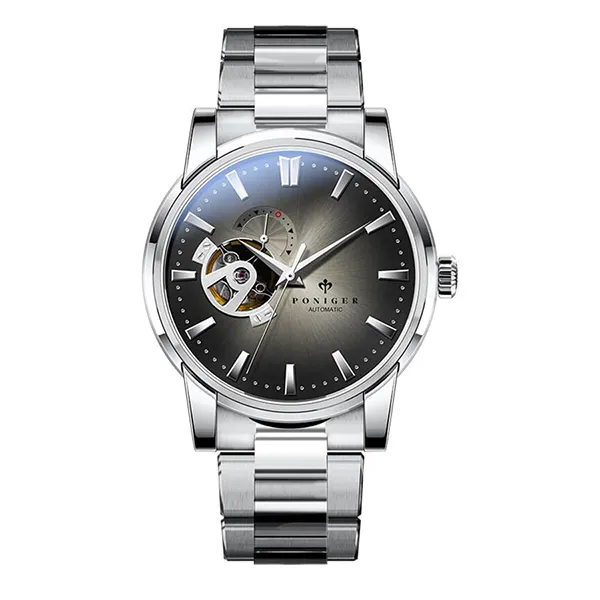 Đồng Hồ Nam Poniger Automatic P519G-T4 Màu Đen - Bạc