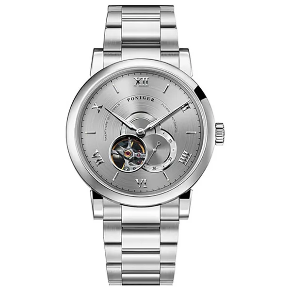 Đồng Hồ Nam Poniger P683G-T3 Automatic Màu Bạc