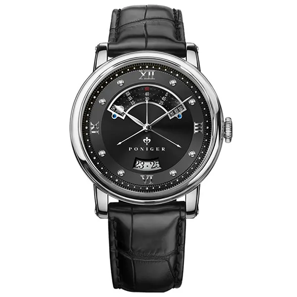 Đồng Hồ Nam Poniger P719G-D4 Automatic Màu Đen