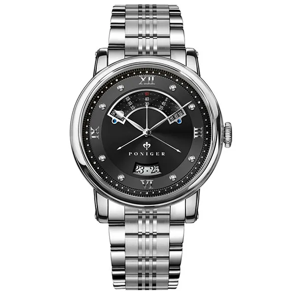 Đồng Hồ Nam Poniger P719G-T4Automatic Màu Bạc