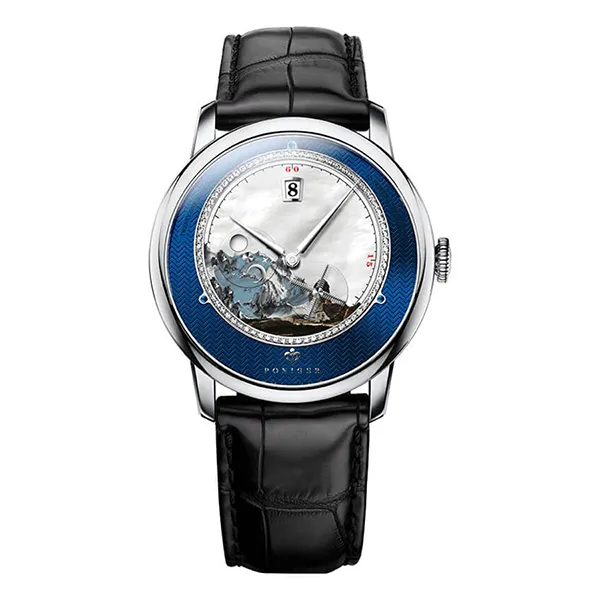 Đồng Hồ Nam Poniger P723G-D1 Automatic Màu Xanh Đen