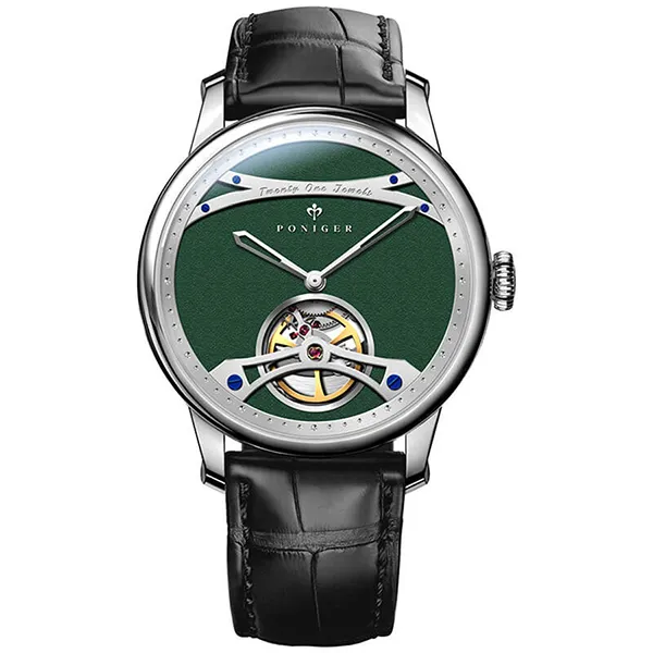 Đồng Hồ Nam Poniger P819G-D5 Automatic Màu Xanh Green