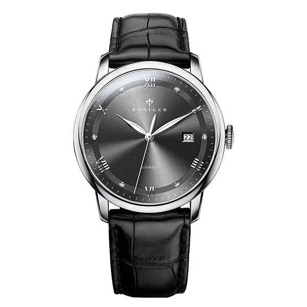 Đồng Hồ Nam Poniger P917G-D5 Màu Đen