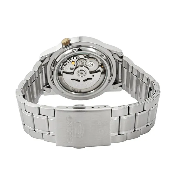 Đồng Hồ Nam Seiko 5 Automatic Black Dial Men's Watch SNKK17K1 Màu Bạc/Đen