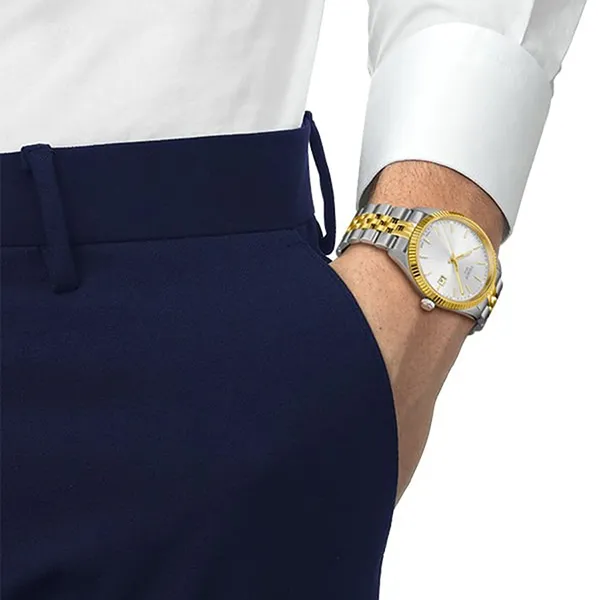 Đồng Hồ Nam Tissot Ballade Watch T156.410.22.031.00 Màu Vàng/Bạc