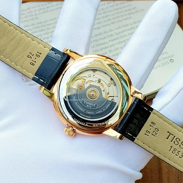 Đồng Hồ Nam Tissot Carson T085.407.36.061.00 (T0854073606100) Màu Đen - Vàng