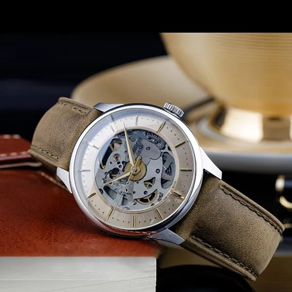 Đồng Hồ Nam Tissot Chemin Des Tourelles Squelette T139.836.16.261.00 (T1398361626100) Màu Nâu Bạc