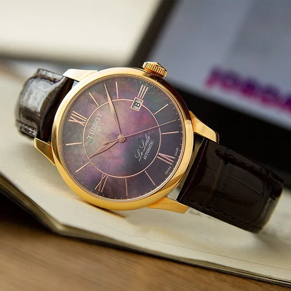 Đồng Hồ Nam Tissot Le Locle Automatic Watch T41.6.413.63 Màu Nâu