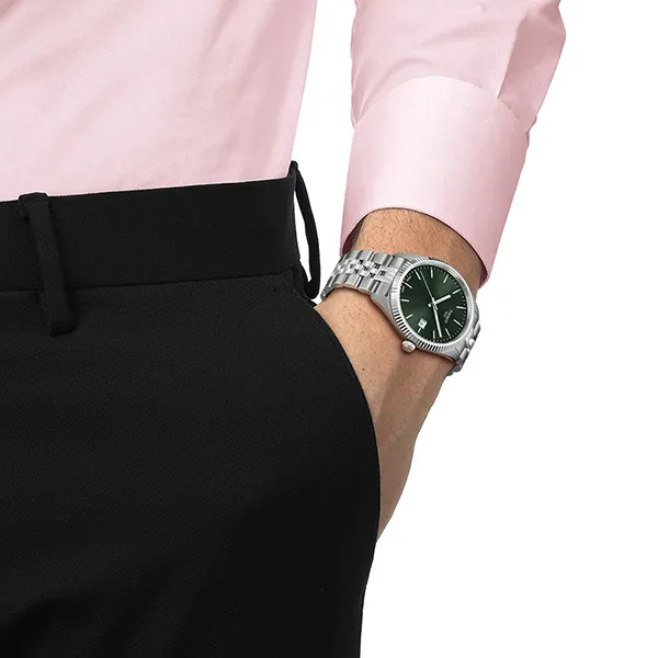 Đồng Hồ Nam Tissot Ballade Quartz Watch T156.410.11.091.00 Màu Bạc/Xanh