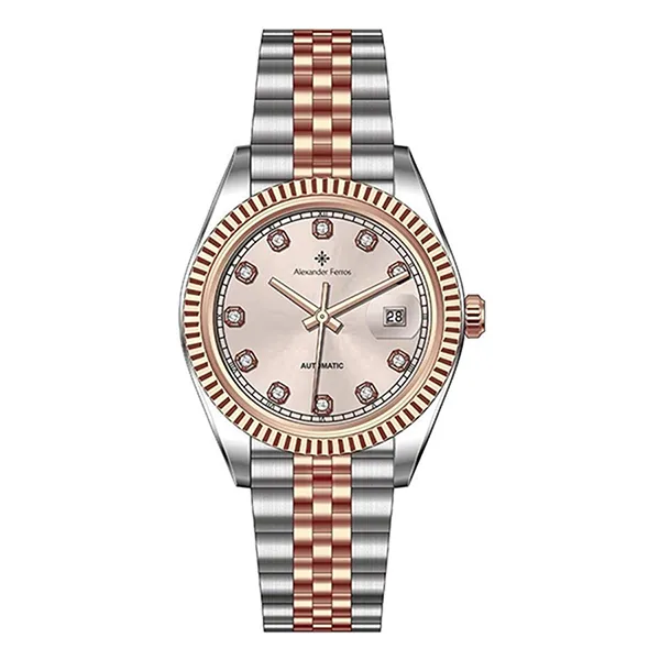 Đồng Hồ Nữ Alexander Ferros 8132D/15 Màu Vàng Hồng