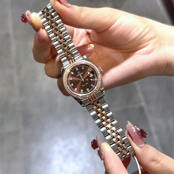 Đồng Hồ Nữ Carnival 8131L2-CH-N Màu Bạc - Nâu