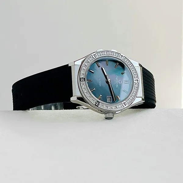 Đồng Hồ Nữ Carnival Quartz Watch 8168L2-VT-DCS-DK Màu Đen