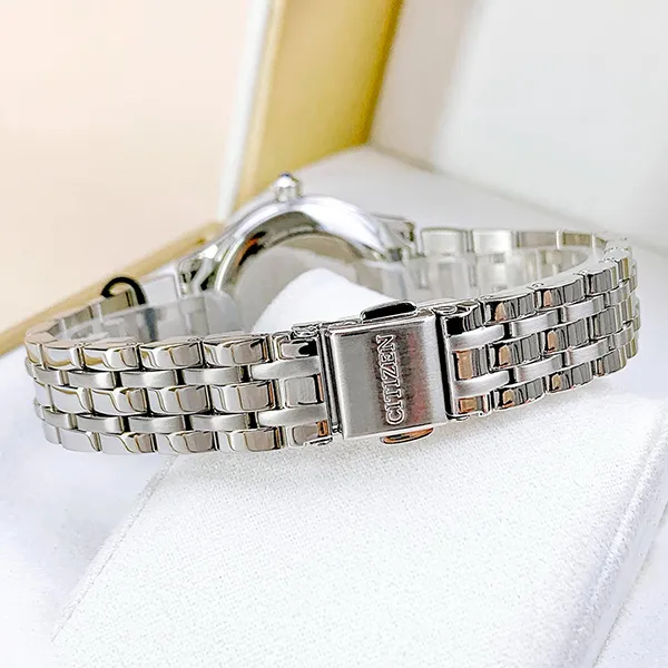 Đồng Hồ Nữ Citizen Automatic Watch PR1040-88N Màu Bạc/Xanh