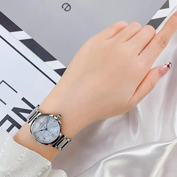 Đồng Hồ Nữ Citizen Eco-Drive EM1070-83D Màu Bạc