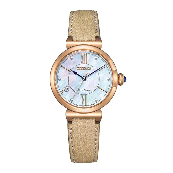 Đồng Hồ Nữ Citizen Eco-Drive EM1073-18D Màu Be