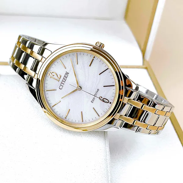 Đồng Hồ Nữ Citizen Eco-Drive Watch EM0416-78A Màu Demi
