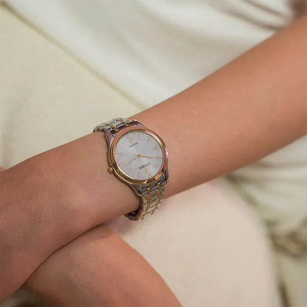 Đồng Hồ Nữ Citizen Eco-Drive Watch EM0416-78A Màu Demi