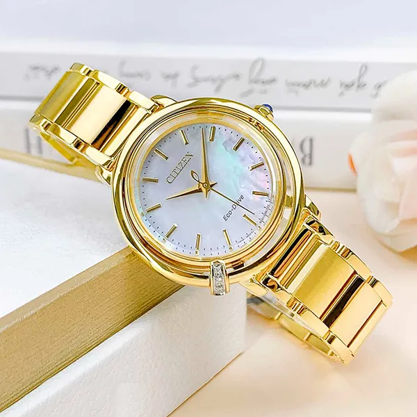 Đồng Hồ Nữ Citizen Eco-Drive Watch EM1092-64D Màu Vàng Gold
