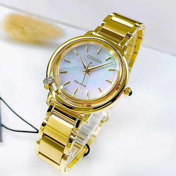 Đồng Hồ Nữ Citizen Eco-Drive Watch EM1092-64D Màu Vàng Gold