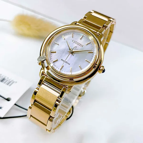 Đồng Hồ Nữ Citizen Eco-Drive Watch EM1093-61D Màu Vàng Hồng