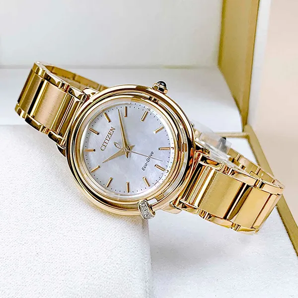 Đồng Hồ Nữ Citizen Eco-Drive Watch EM1093-61D Màu Vàng Hồng