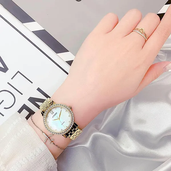 Đồng Hồ Nữ Citizen EL3102-50D Màu Vàng Trắng